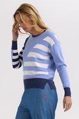 JUMPER INTARSIA ZP7705 - blue berry