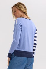 JUMPER INTARSIA ZP7705 - blue berry