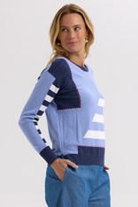 JUMPER INTARSIA ZP7705 - blue berry