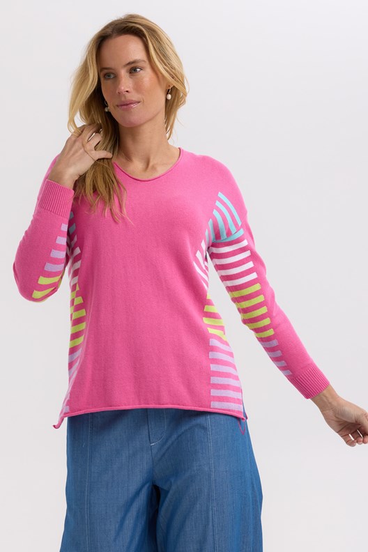 JUMPER JESS SIDE STRIPE ZP7712
