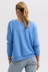 JUMPER INTARSIA HEARTS ZP7713 - blue