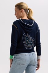 CARDI STEPH ZIP HOODIE ZP7725 - navy