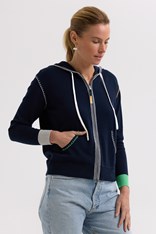 CARDI STEPH ZIP HOODIE ZP7725 - navy