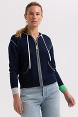 CARDI STEPH ZIP HOODIE ZP7725 - navy