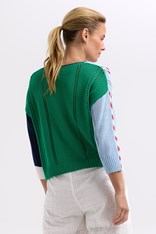 CARDI THREAD DETAIL - blue