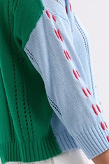 CARDI THREAD DETAIL - blue