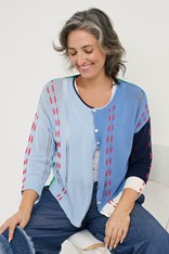 CARDI THREAD DETAIL - blue