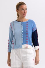 CARDI THREAD DETAIL - blue