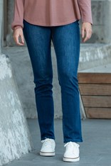 JEANS SLIM LEG PULL ON 234DN - blue