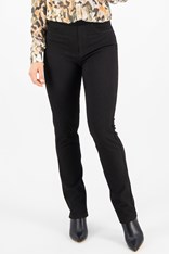 PANTS PONTI PULL ON TRACEY 234 - black stripe