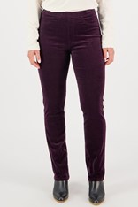 PANTS CORD PULL ON JENNIFER 234M - mulberry