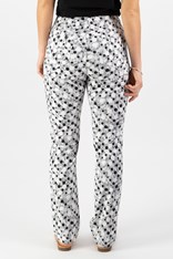 PANTS ROMY COTTON BLEND 234LW - black white