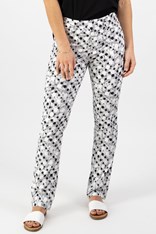 PANTS ROMY COTTON BLEND 234LW - black white