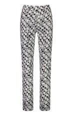 PANTS ROMY COTTON BLEND 234LW - black white