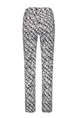 PANTS ROMY COTTON BLEND 234LW - black white