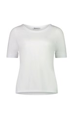 TOP TEE BOAT NECK DOROTHY COTTON 4262 - white