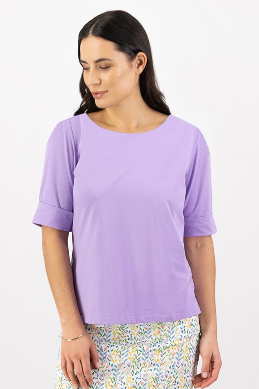 TOP TEE BOAT NECK DOROTHY COTTON 4262