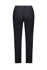 PANTS ANKLE GRAZER SLIM LEG COTTON BLEND - black