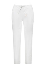 PANTS ANKLE GRAZER SLIM LEG COTTON BLEND - white