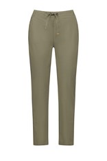 PANTS ANKLE GRAZER SLIM LEG COTTON BLEND - army