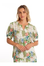 TOP V NECK GEORGIE YTMS44565 - tropical