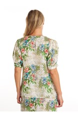 TOP V NECK GEORGIE YTMS44565 - tropical