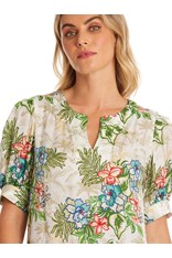 TOP V NECK GEORGIE YTMS44565 - tropical