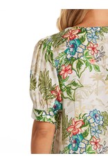 TOP V NECK GEORGIE YTMS44565 - tropical