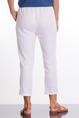 PANTS KIRSTY 100% LINEN YTMS48171 - white