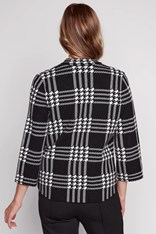 JACKET BRIDGET - black white