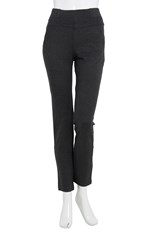 PANTS PONTI PULL ON REGINA - charcoal