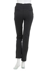 PANTS PONTI PULL ON REGINA - charcoal