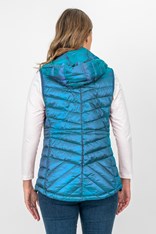 VEST HOODIE KIKO - peacock