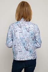 JACKET BOMBER RICKY - blue floral