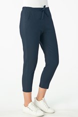 PANTS COTTON BLEND PEGGY - navy