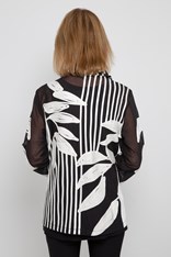 JACKET SAMANTHA - black white
