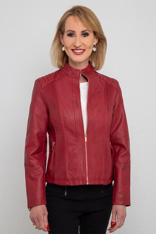 JACKET BIKER LEATHERETTE