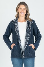 ANORAK REVERSIBLE STELLA - mirage blue
