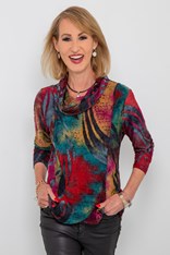 TOP COWL NECK ASTOR - desert