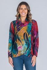TOP COWL NECK ASTOR - desert