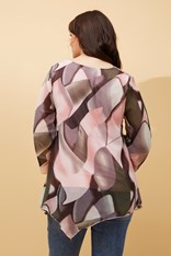 TOP OVERLAY EMILY - blush rose
