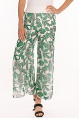 PANTS XANANDU SILK BLEND 11-65116 - green