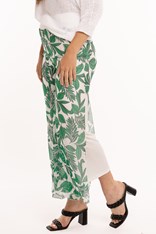 PANTS XANANDU SILK BLEND 11-65116 - green