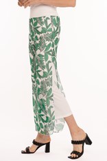 PANTS XANANDU SILK BLEND 11-65116 - green