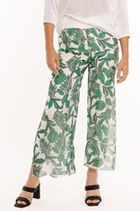 PANTS XANANDU SILK BLEND 11-65116 - green