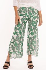 PANTS XANANDU SILK BLEND 11-65116 - green