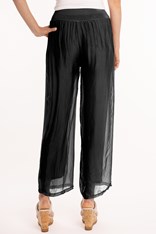 PANTS WHISPY SILK BLEND 11/8897 - black