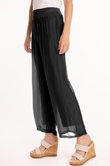 PANTS WHISPY SILK BLEND 11/8897 - black