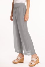 PANTS WHISPY SILK BLEND 11/8897 - silver