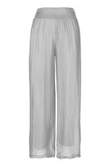 PANTS WHISPY SILK BLEND 11/8897 - silver